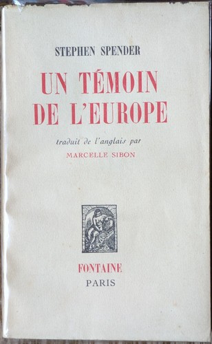 Stephen spender ein - spender., zeuge