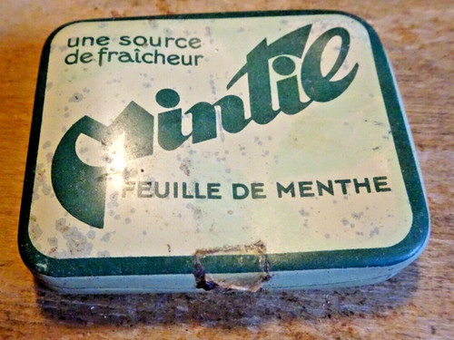 Alte metalldose werbung - metalldose, mintie