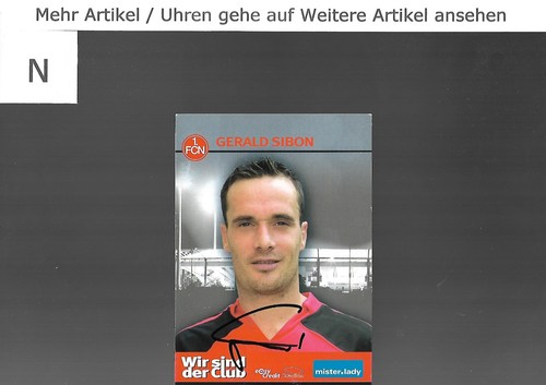 Gerald sibon handsignierte - gerald,